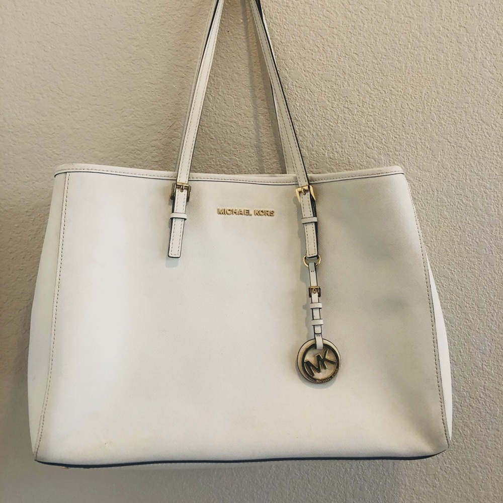 White Michael Kors purse